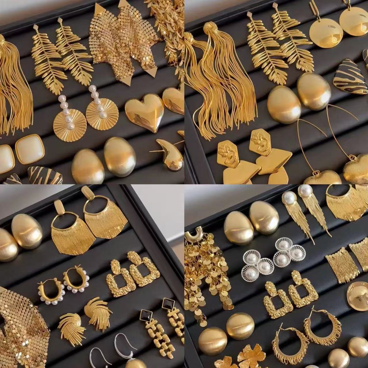 eardrop、Silver needle medieval round flower tassel earrings European and American retro metal earrings temperament light luxury earrings wholesale women